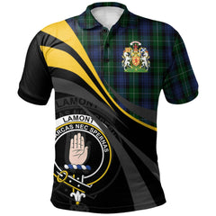 Clan Lamont 2 Tartan Polo Shirt - Royal Coat Of Arms Style JK75 Lamont 2 Tartan Tartan Polo   