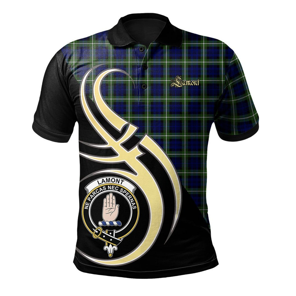 Clan Lamont Modern Tartan Polo Shirt - Believe In Me Style SY18 Lamont Modern Tartan Tartan Polo   