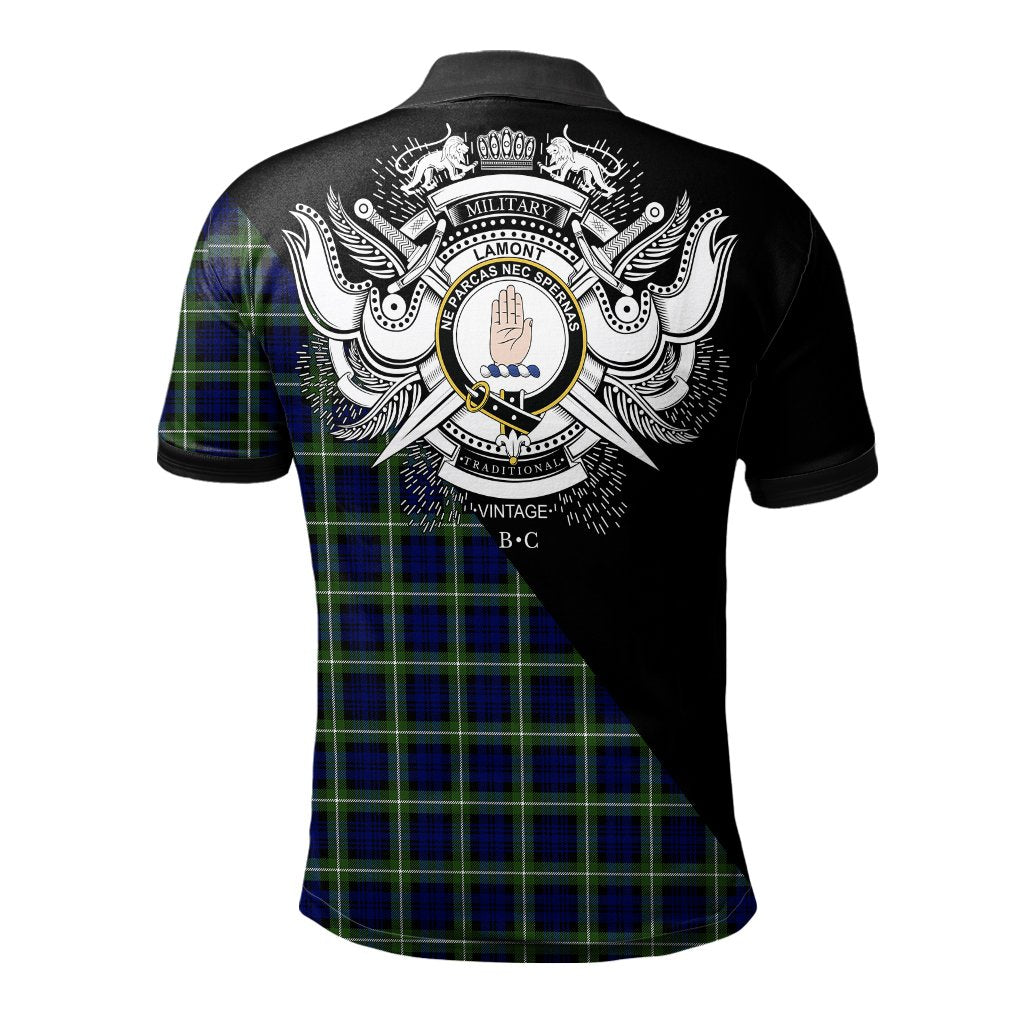 Clan Lamont Modern Clan - Military Polo Shirt DO79 Lamont Modern Tartan Tartan Polo   