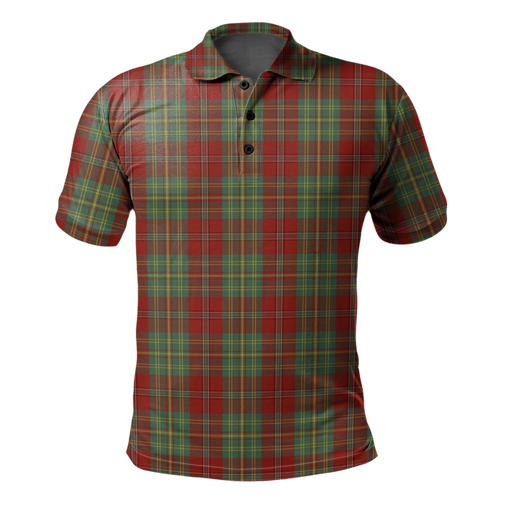 Clan Leask Tartan Polo Shirt NV89 Leask Tartan Tartan Polo   