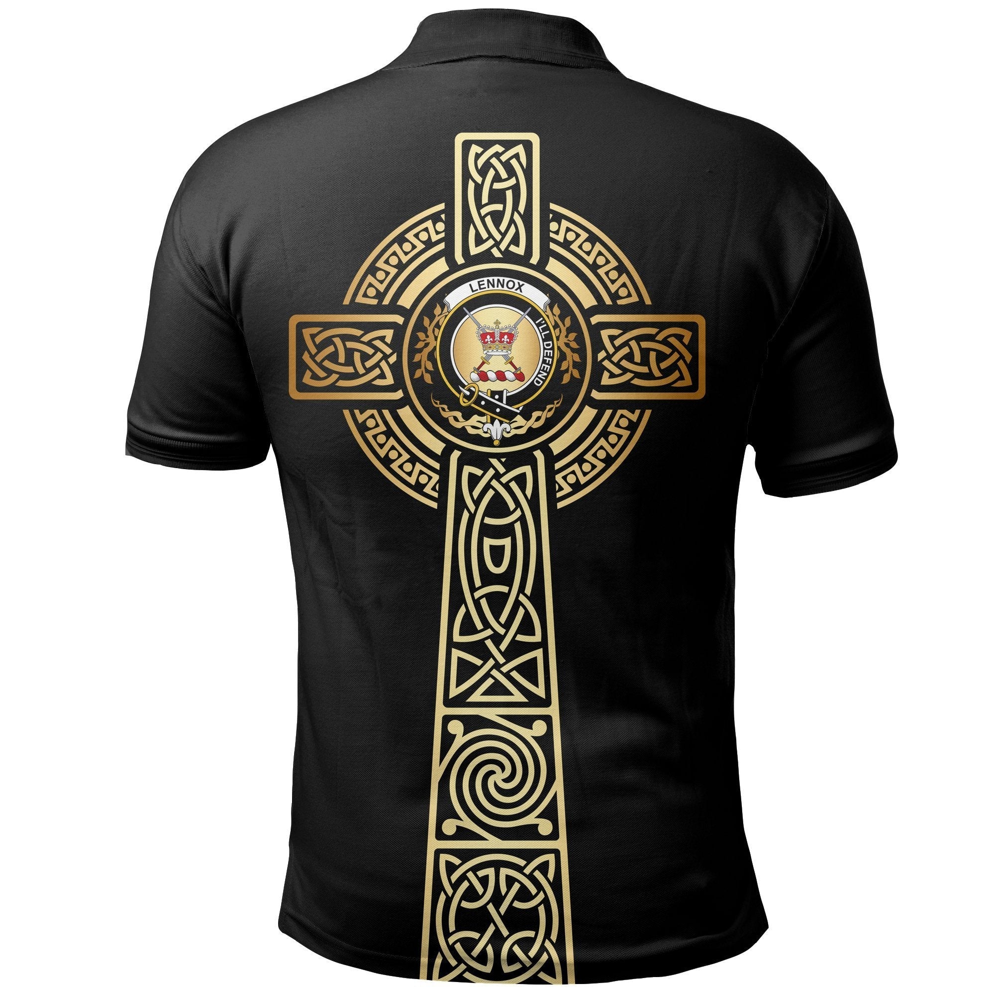 Clan Lennox (Lennox Kincaid) Clan Unisex Polo Shirt - Celtic Tree Of Life VT28 Lennox (Lennox Kincaid) Tartan Tartan Polo   