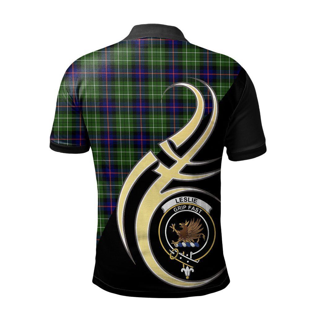 Clan Leslie Hunting Tartan Polo Shirt - Believe In Me Style HW85 Leslie Hunting Tartan Tartan Polo   