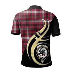 Clan Little Tartan Polo Shirt - Believe In Me Style AJ61 Little Tartan Tartan Polo   