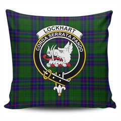 Clan Lockhart Tartan Crest Pillow Cover TW62 Clan Lockhart Tartan Today   