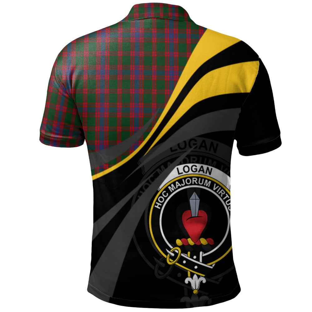 Clan Logan Tartan Polo Shirt - Royal Coat Of Arms Style JL50 Logan Tartan Tartan Polo   