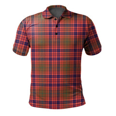 Clan Lumsden Modern Tartan Polo Shirt EH41 Lumsden Modern Tartan Tartan Polo   