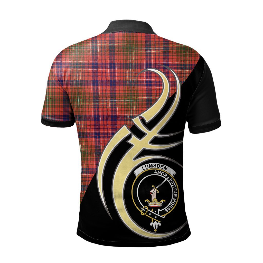 Clan Lumsden Modern Tartan Polo Shirt - Believe In Me Style WS77 Lumsden Modern Tartan Tartan Polo   