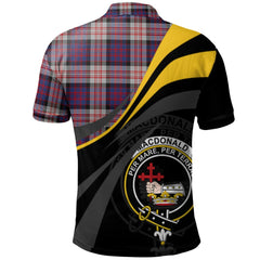 Clan MacDonald Pattern of Plaids Tartan Polo Shirt - Royal Coat Of Arms Style YD27 MacDonald Pattern of Plaids Tartan Tartan Polo   