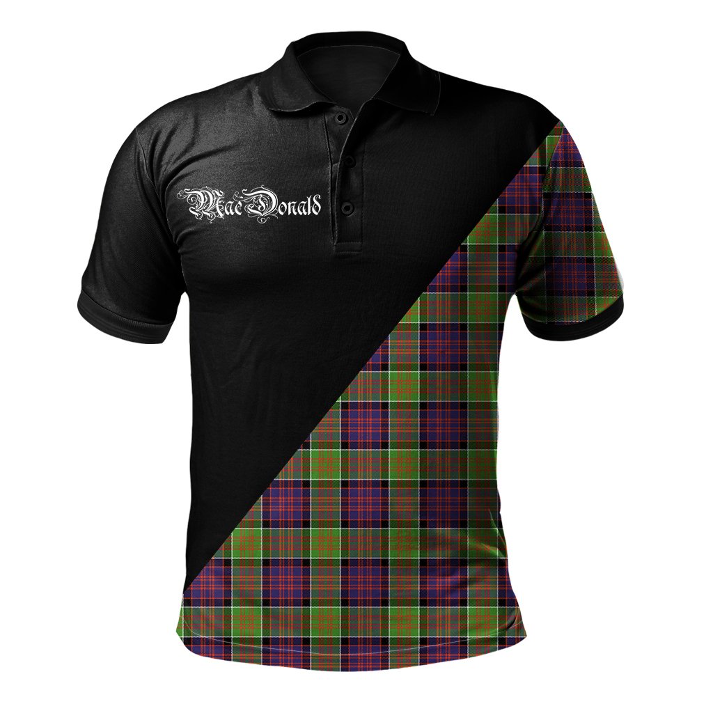 Clan MacDonald of Clanranald Clan - Military Polo Shirt KG75 MacDonald of Tartanranald Tartan Tartan Polo   