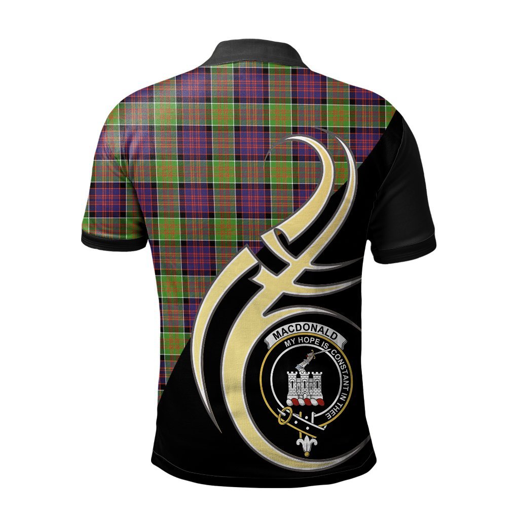 Clan MacDonald of Clanranald Tartan Polo Shirt - Believe In Me Style TF86 MacDonald of Tartanranald Tartan Tartan Polo   