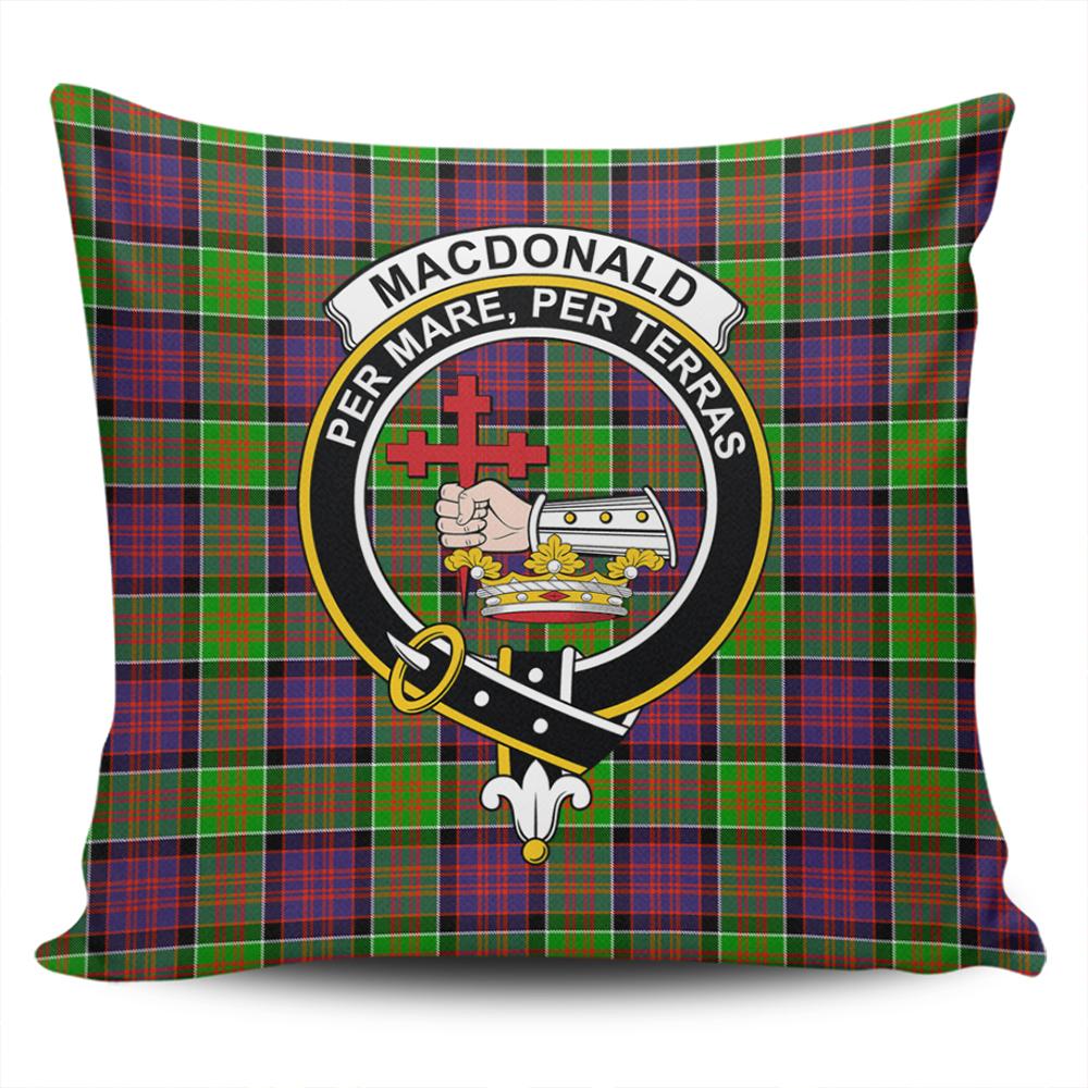 Clan MacDonald of Clanranald Tartan Crest Pillow Cover TO81 Clan MacDonald of Clanranald Tartan Today   