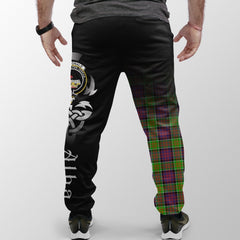 Clan MacDonald Of Clanranald Tartan Crest Jogger Sweatpants  Alba Celtic Style BK65 Clan MacDonald of Clanranald Tartan Today   