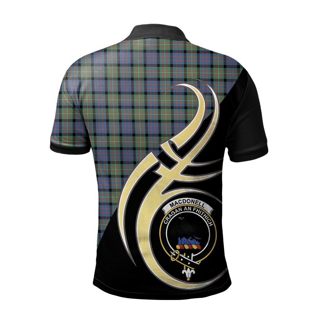 Clan MacDonnell of Glengarry Ancient Tartan Polo Shirt - Believe In Me Style OZ61 MacDonnell of Glengarry Ancient Tartan Tartan Polo   