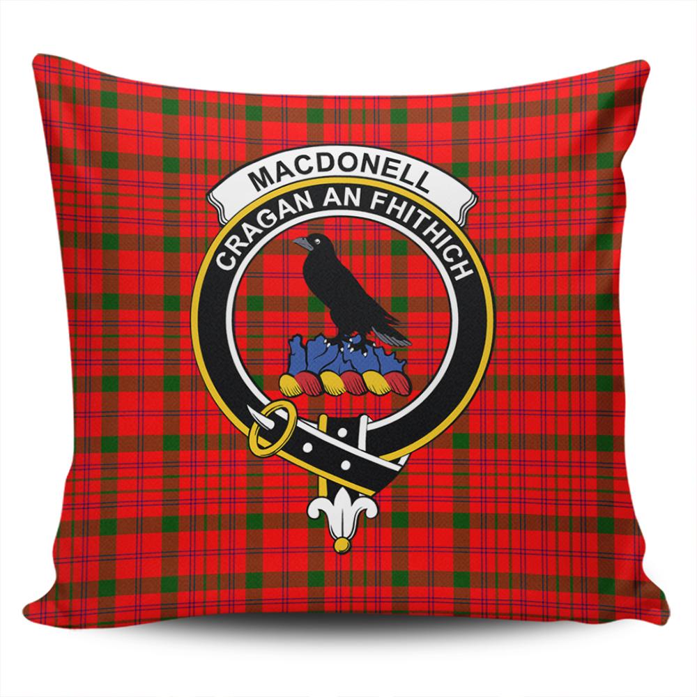 Clan MacDonnell of Keppoch Modern Tartan Crest Pillow Cover YE72 Clan MacDonnell of Keppoch Tartan Today   