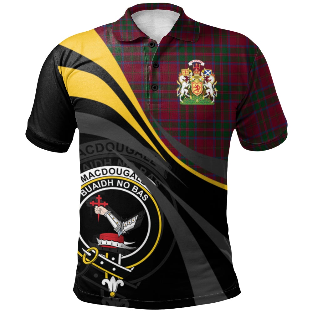 Clan MacDougall 05 Tartan Polo Shirt - Royal Coat Of Arms Style ZG28 MacDougall 05 Tartan Tartan Polo   