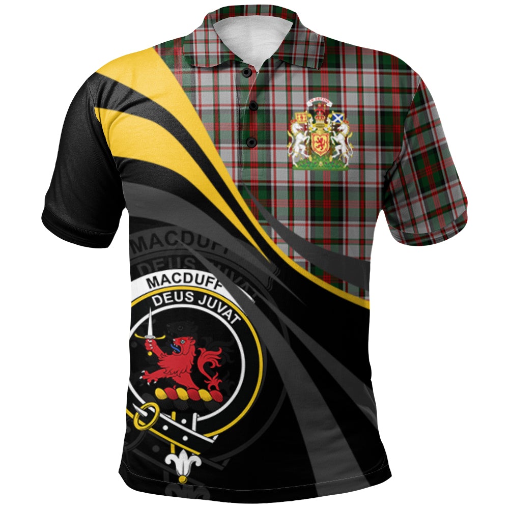 Clan MacDuff Dress 03 Tartan Polo Shirt - Royal Coat Of Arms Style MQ76 MacDuff Dress 03 Tartan Tartan Polo   