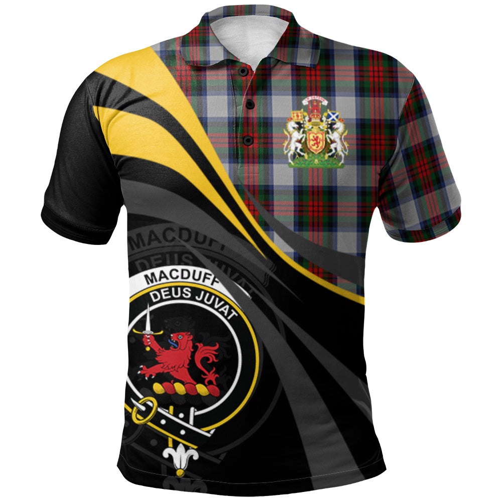 Clan MacDuff Dress 05 Tartan Polo Shirt - Royal Coat Of Arms Style FP10 MacDuff Dress 05 Tartan Tartan Polo   