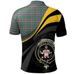 Clan MacFarlane Hunting Ancient Tartan Polo Shirt - Royal Coat Of Arms Style ZX33 MacFarlane Hunting Ancient Tartan Tartan Polo   