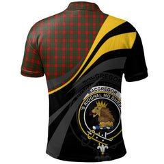 Clan MacGregor of Glenstrae 02 Tartan Polo Shirt - Royal Coat Of Arms Style NJ55 MacGregor of Glenstrae 02 Tartan Tartan Polo   