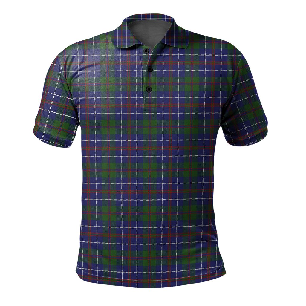 Clan MacHardy Blue Tartan Polo Shirt FP46 MacHardy Blue Tartan Tartan Polo   