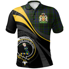 Clan MacInnes Tartan Polo Shirt - Royal Coat Of Arms Style NN39 MacInnes Tartan Tartan Polo   