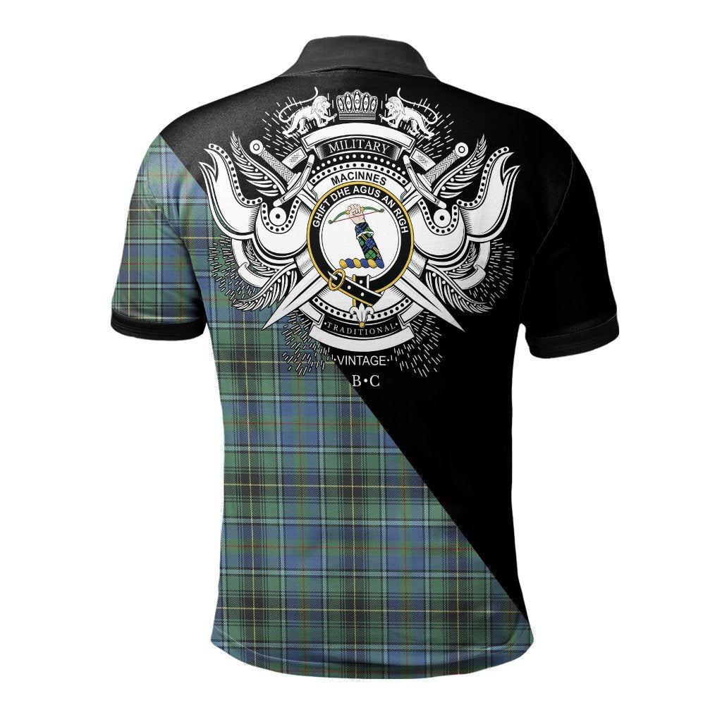 Clan MacInnes Ancient Clan - Military Polo Shirt OI36 MacInnes Ancient Tartan Tartan Polo   