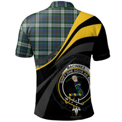 Clan MacInnes Dress Tartan Polo Shirt - Royal Coat Of Arms Style SQ24 MacInnes Dress Tartan Tartan Polo   