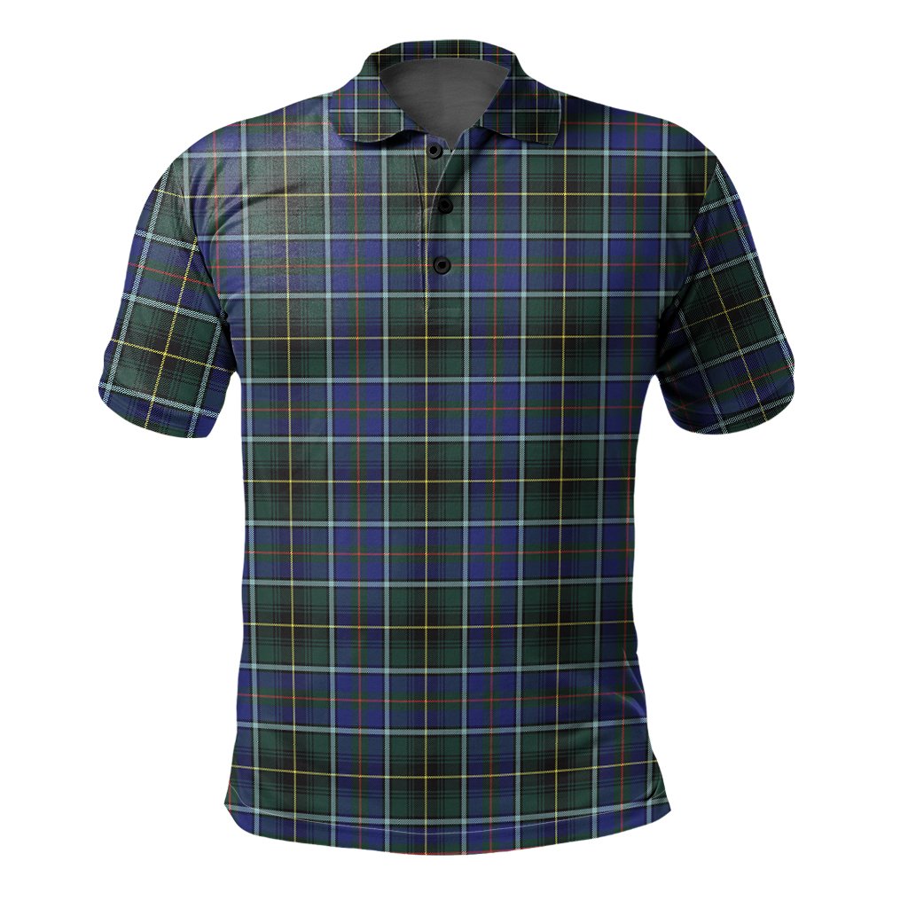 Clan MacInnes Modern Tartan Polo Shirt RY92 MacInnes Modern Tartan Tartan Polo   