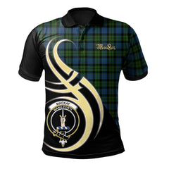 Clan MacKay Modern Tartan Polo Shirt - Believe In Me Style LT66 MacKay Modern Tartan Tartan Polo   