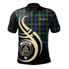 Clan MacKenzie Modern Tartan Polo Shirt - Believe In Me Style QH95 MacKenzie Modern Tartan Tartan Polo   