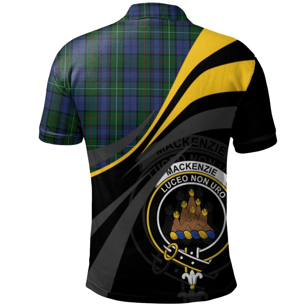 Clan MacKenzie Vestiarium Scoticum Tartan Polo Shirt - Royal Coat Of Arms Style KJ89 MacKenzie Vestiarium Scoticum Tartan Tartan Polo   