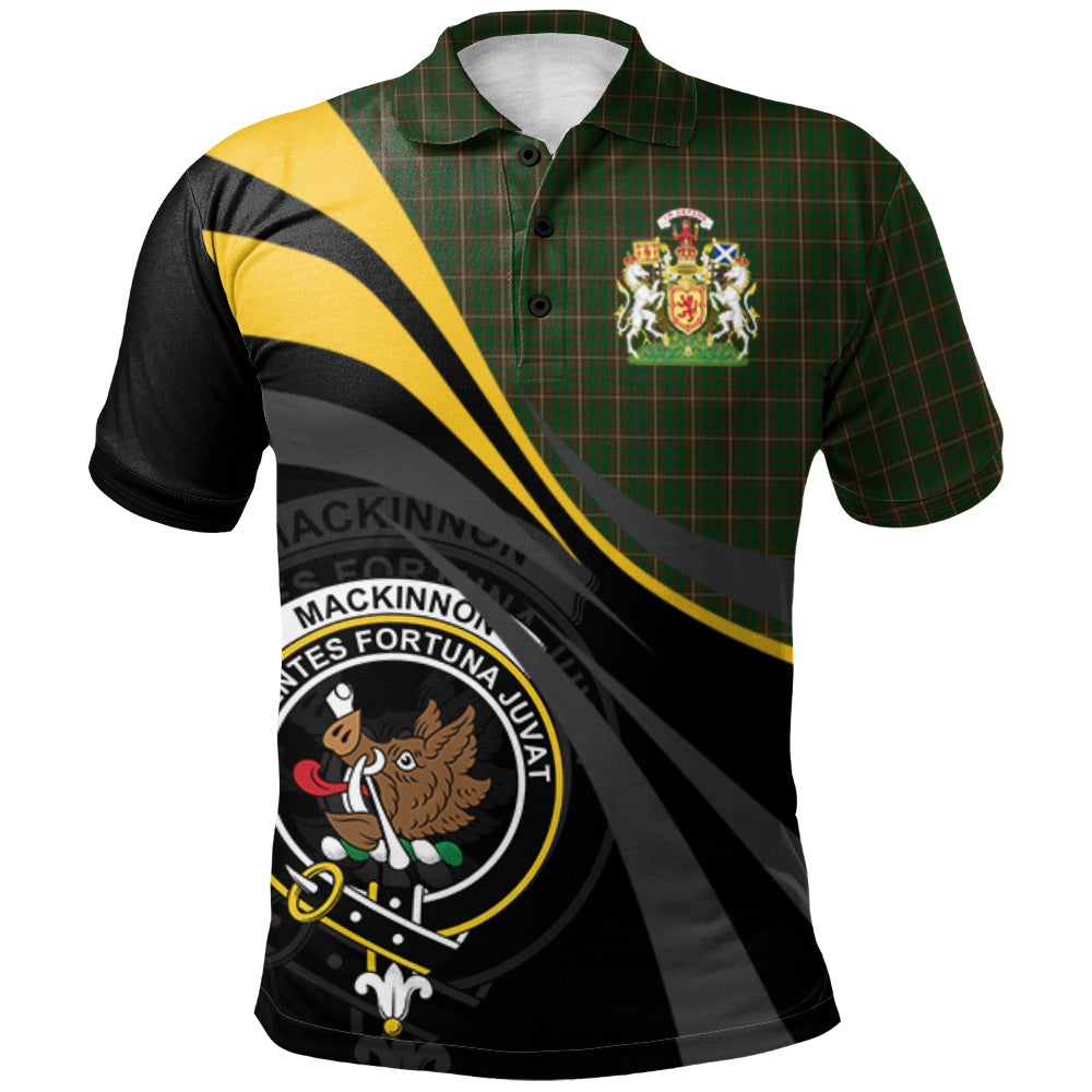 Clan MacKinnon Hunting 02 Tartan Polo Shirt - Royal Coat Of Arms Style IL94 MacKinnon Hunting 02 Tartan Tartan Polo   