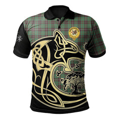 Clan MacKinnon Hunting Ancient Tartan Polo Shirt Viking Wolf YX12 MacKinnon Hunting Ancient Tartan Tartan Polo   