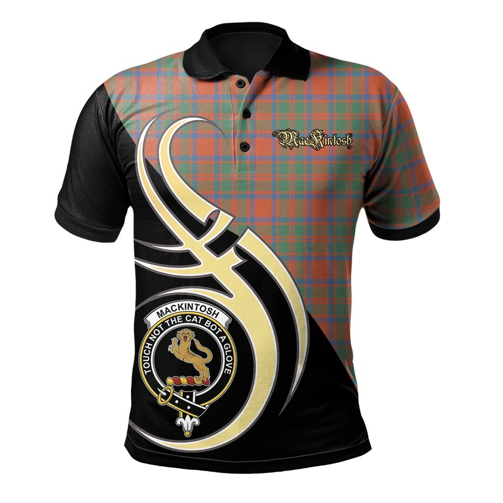 Clan MacKintosh Ancient Tartan Polo Shirt - Believe In Me Style SP69 MacKintosh Ancient Tartan Tartan Polo   