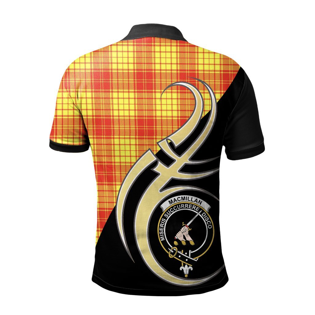 Clan MacMillan Tartan Polo Shirt - Believe In Me Style AF48 MacMillan Tartan Tartan Polo   