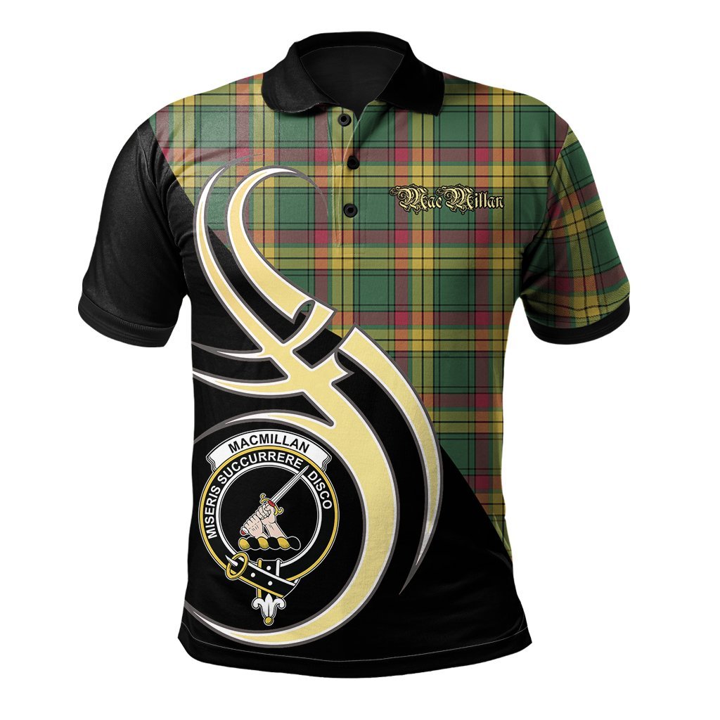 Clan MacMillan Old Ancient Tartan Polo Shirt - Believe In Me Style ZO82 MacMillan Old Ancient Tartan Tartan Polo   