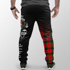 Clan MacNaughton Modern Tartan Crest Jogger Sweatpants  Alba Celtic Style PJ61 Clan MacNaughton Tartan Today   