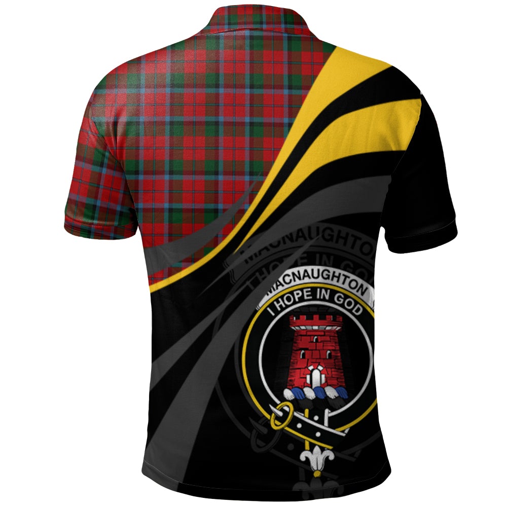 Clan MacNaughton 01 Tartan Polo Shirt - Royal Coat Of Arms Style UD49 MacNaughton 01 Tartan Tartan Polo   