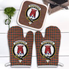 Clan MacNaughton Ancient Tartan Crest Oven Mitt And Pot Holder (2 Oven Mitts + 1 Pot Holder) JP20 Clan MacNaughton Tartan Today   