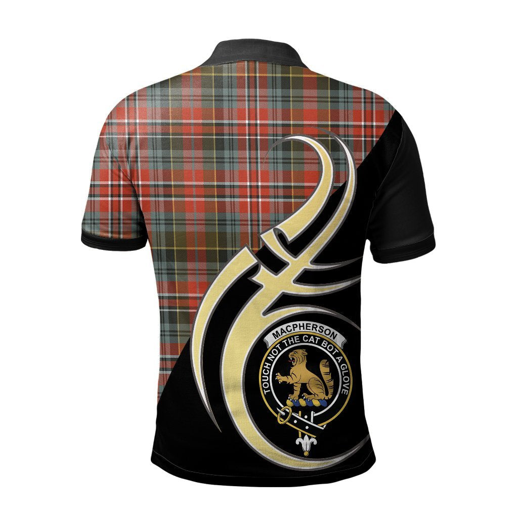 Clan MacPherson Weathered Tartan Polo Shirt - Believe In Me Style JW95 MacPherson Weathered Tartan Tartan Polo   