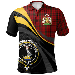 Clan MacQuarrie 06 Tartan Polo Shirt - Royal Coat Of Arms Style ZH67 MacQuarrie 06 Tartan Tartan Polo   