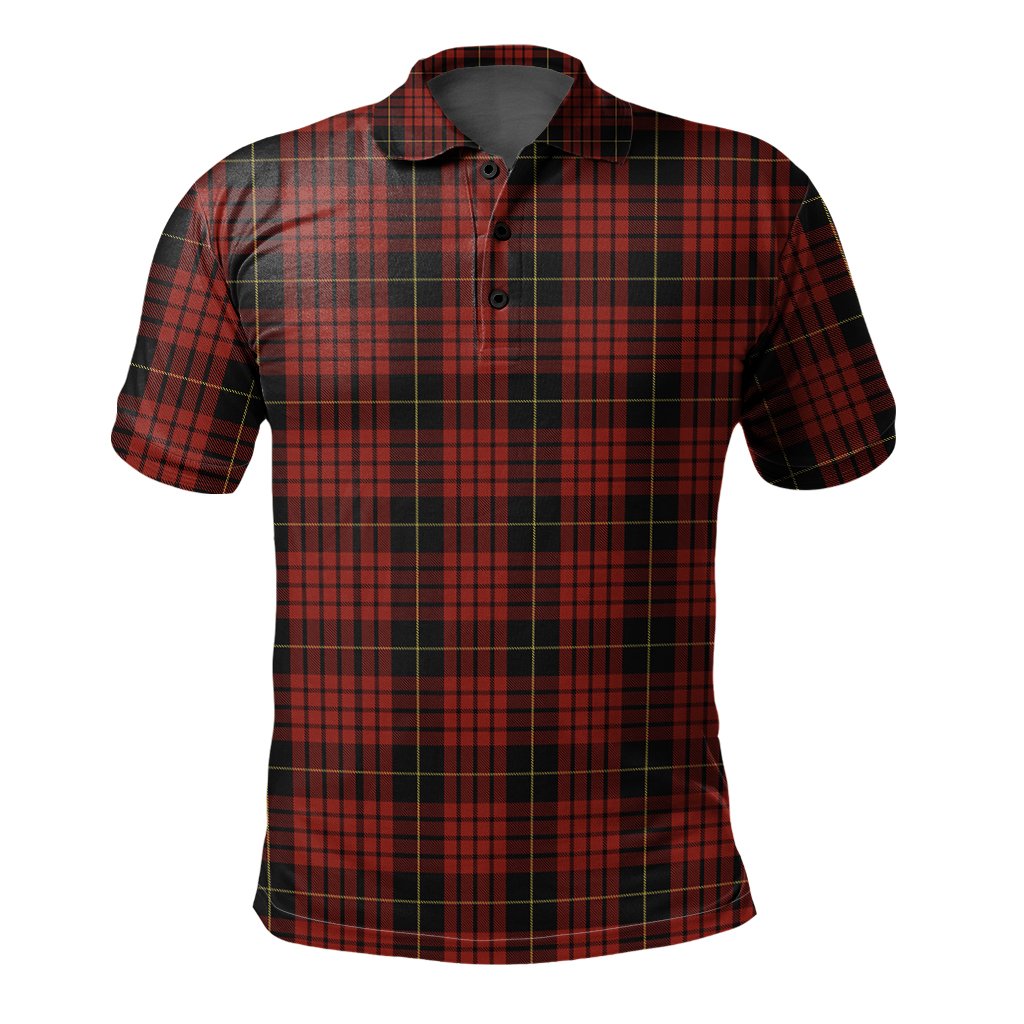 Clan MacQueen Tartan Polo Shirt GJ22 MacQueen Tartan Tartan Polo   