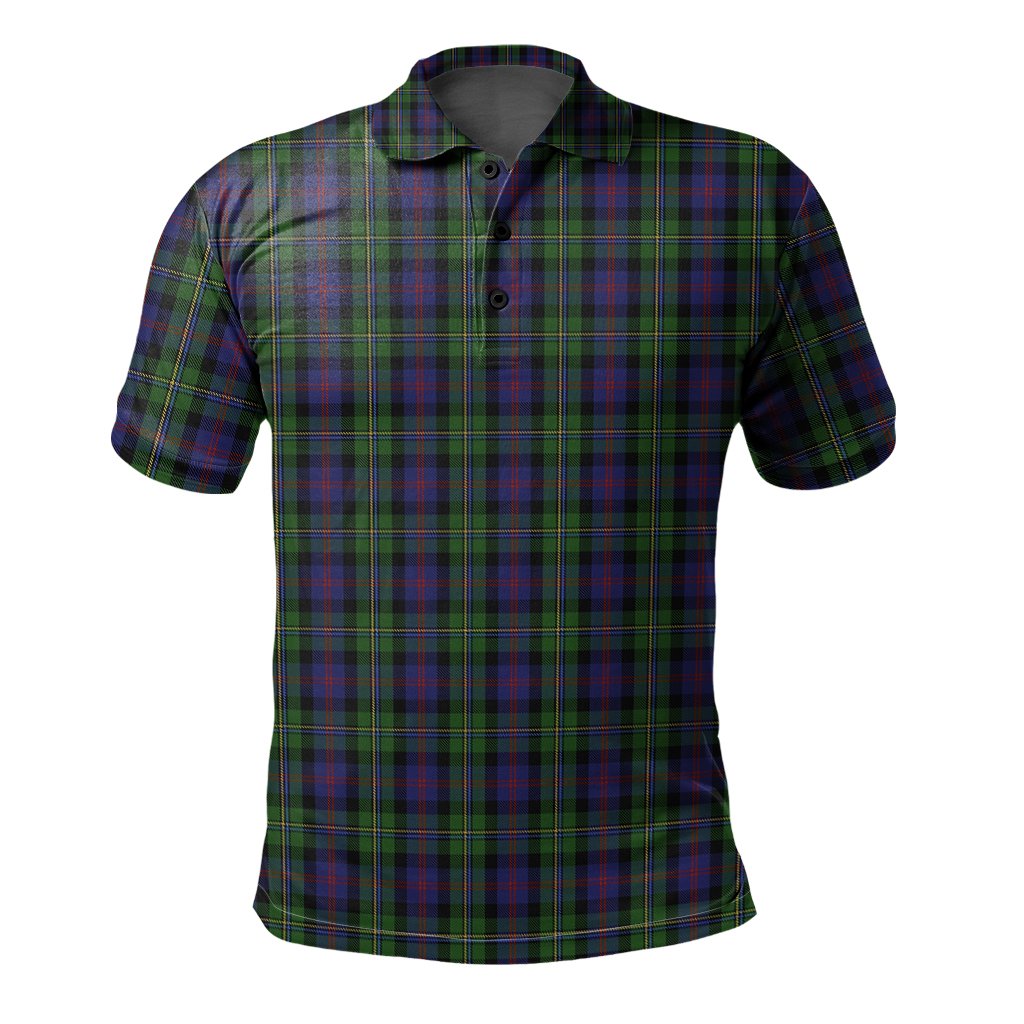 Clan Malcolm Tartan Polo Shirt RE21 Malcolm Tartan Tartan Polo   