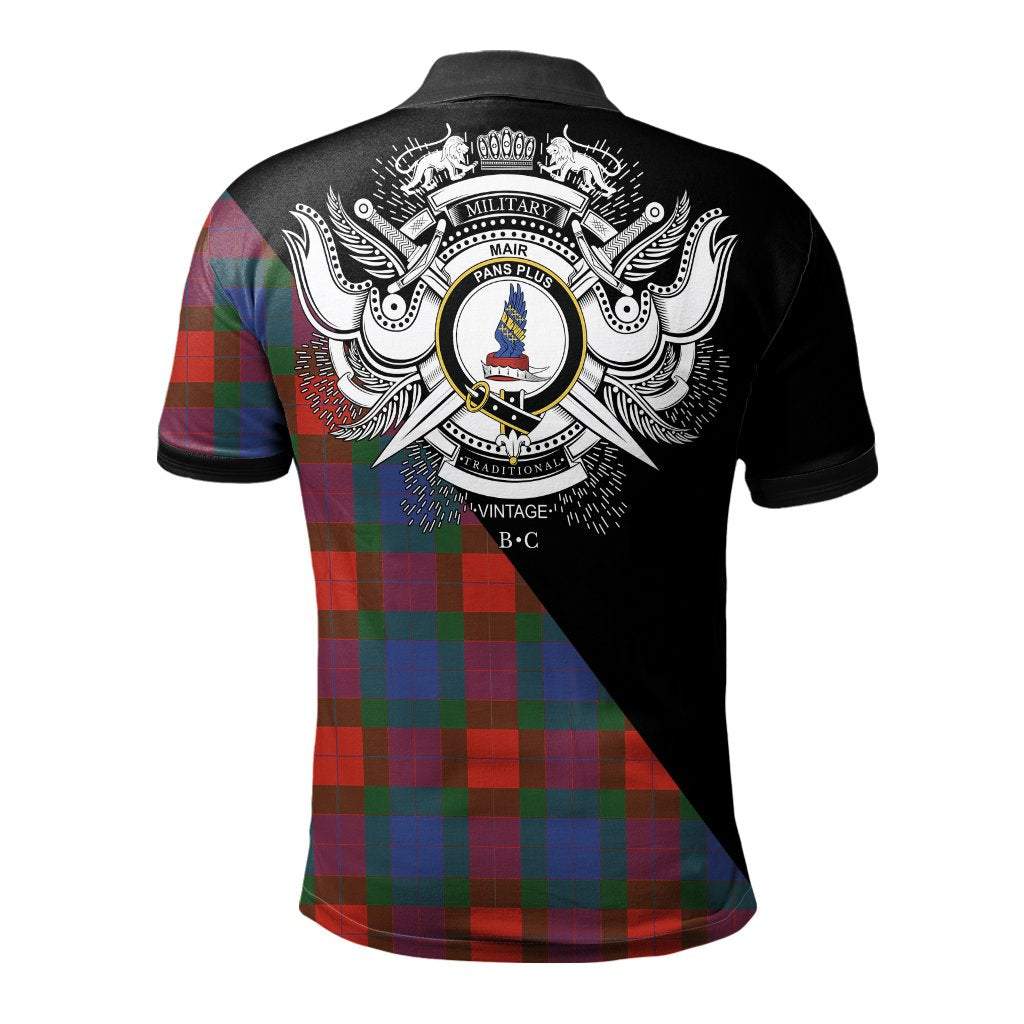 Clan Mar Clan - Military Polo Shirt WX32 Mar Tartan Tartan Polo   