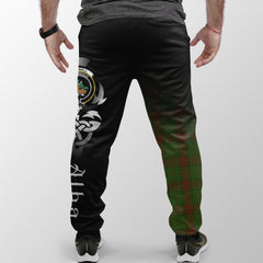 Clan Maxwell Hunting Tartan Crest Jogger Sweatpants  Alba Celtic Style QF12 Clan Maxwell Tartan Today   