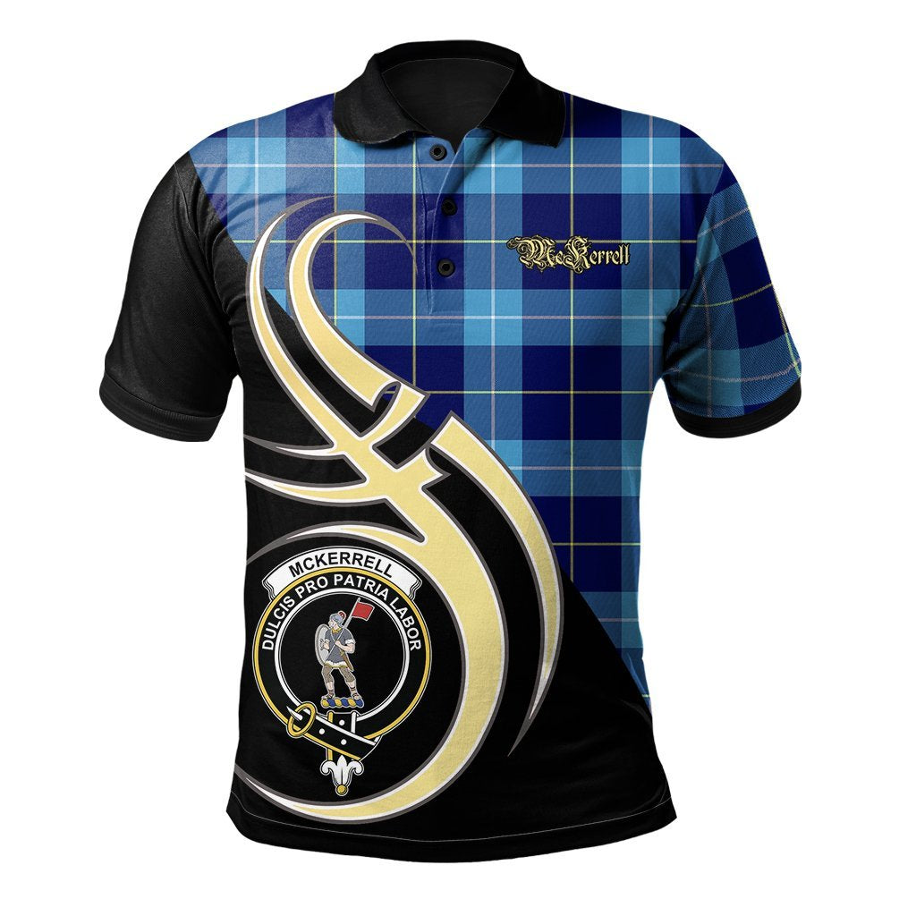 Clan McKerrell Tartan Polo Shirt - Believe In Me Style CX75 McKerrell Tartan Tartan Polo   