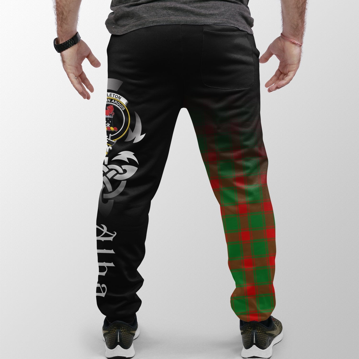 Clan Middleton Modern Tartan Crest Jogger Sweatpants  Alba Celtic Style YK91 Clan Middleton Tartan Today   