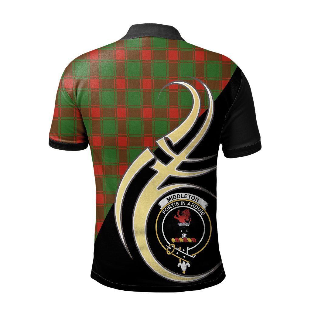 Clan Middleton Modern Tartan Polo Shirt - Believe In Me Style IY36 Middleton Modern Tartan Tartan Polo   