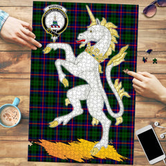 Clan Morrison Modern Tartan Crest Unicorn Scotland Jigsaw Puzzles Gift For Family DL23 Clan Morrison Tartan Today   