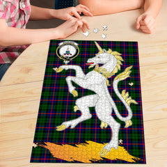 Clan Morrison Modern Tartan Crest Unicorn Scotland Jigsaw Puzzles Gift For Family DL23 Clan Morrison Tartan Today   